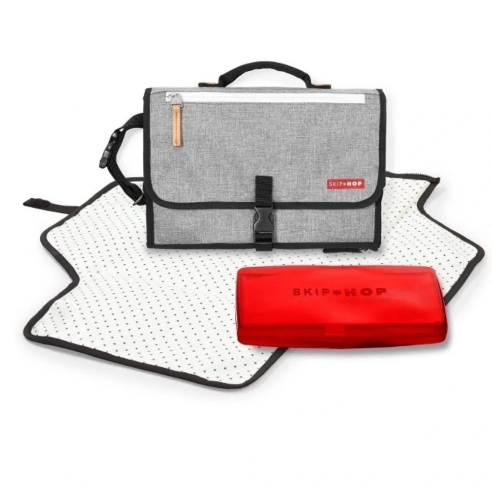 Skip hop 2 in 1 changing station gray melange NWT